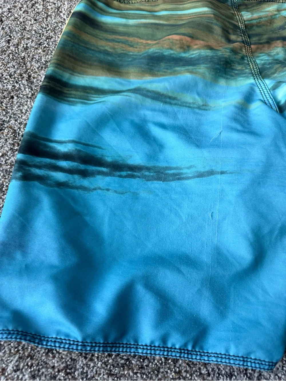 Billabong Recycler Eco Airlite Wave Print Boardshorts Men's 36 Y2K Surf